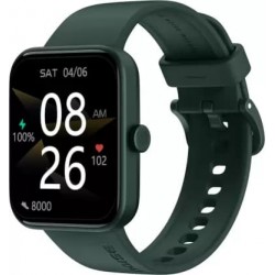 Noise ColorFit Caliber Go with 1.69 inch HD Display (Green Strap, Regular)