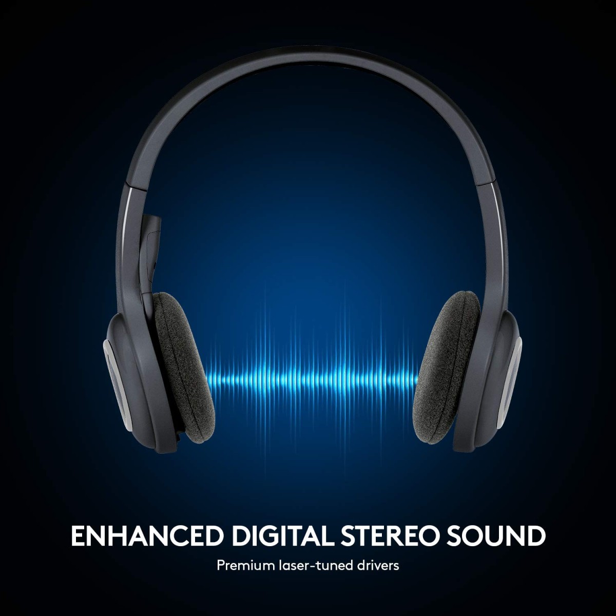 Logitech H600 Wireless Headset with USB receiver Black