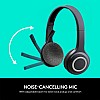 Logitech H600 Wireless Headset with USB receiver Black