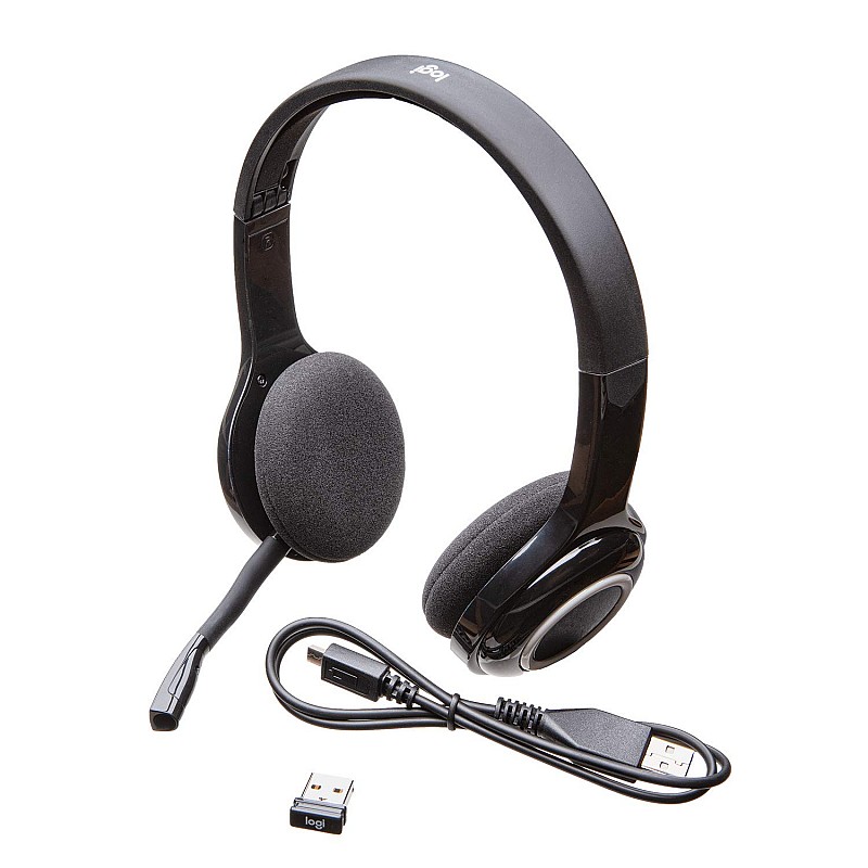 Logitech H600 Wireless Headset with USB receiver Black