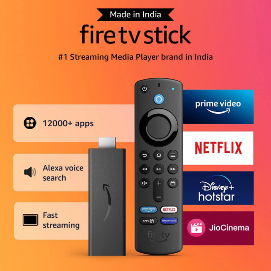 Fire TV Stick 2nd Gen Streaming media player with Alexa Voice Remote
