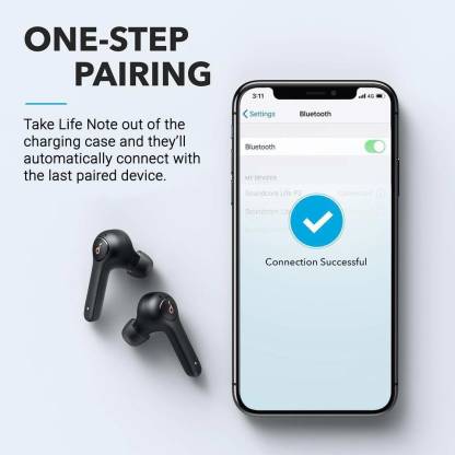 Soundcore by Anker Life Note True Wireless Bluetooth Headset Black Soundcore by Anker Life Note True Wireless Bluetooth Headset Black