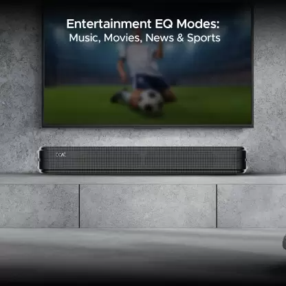 boAt Aavante Bar Opera with Entertainment EQ Modes 70 W Bluetooth Soundbar (Premium Black, 2.0 Channel) boAt Aavante Bar Opera with Entertainment EQ Modes 70 W Bluetooth Soundbar (Premium Black, 2.0 Channel)