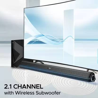 boAt Aavante Bar Chord with Wireless Subwoofer and Dynamic LEDs 160 W Bluetooth Soundbar BLACK boAt Aavante Bar Chord with Wireless Subwoofer and Dynamic LEDs 160 W Bluetooth Soundbar BLACK