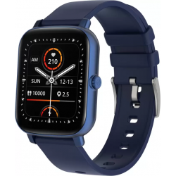 Noise Icon Buzz 1.69" Display with Bluetooth Calling Built-In Games Voice Assistant Smartwatch Blue Strap Regular