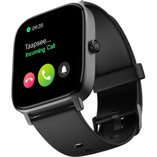 Noise Colorfit Icon 2 1.8 Display with Bluetooth Calling AI Voice Assistant Smartwatch  Black Strap Regular