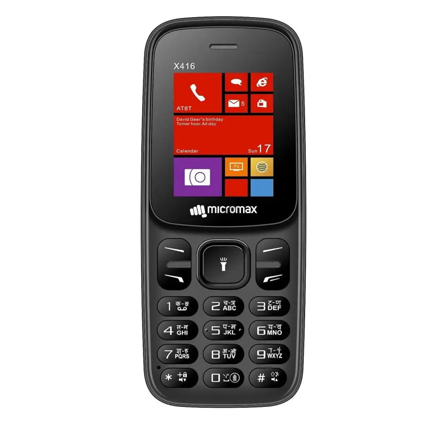 Micromax X416 Black+Blue