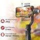 hohem iSteady Mobile Plus 3 Axis Handheld Smartphone Gimbal Stabilizer for iPhones, Android Phones Featuring Video Stabilizer with Inspection Mode, Sport Mode, Face Object Tracking, Motion Time-Lapse