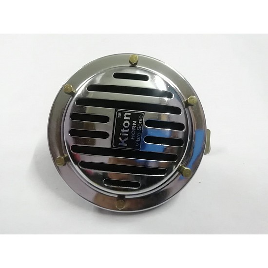 Kiton Chrome Vibro Sonic 12V Universal Horn DC 125 mm