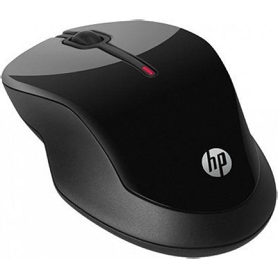 HP X3500 Wireless Optical Mouse 1000DPI 2.4GHz Connectivity with 3 Buttons Clickable Scroll Wheel and Plug N Play Feature (H4K65AA) -