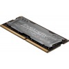 Ballistix Sport LT 16GB Single DDR4 2666 MTs PC4-21300 DR x8 SODIMM 260-Pin - BLS16G4S26BFSD (Gray)