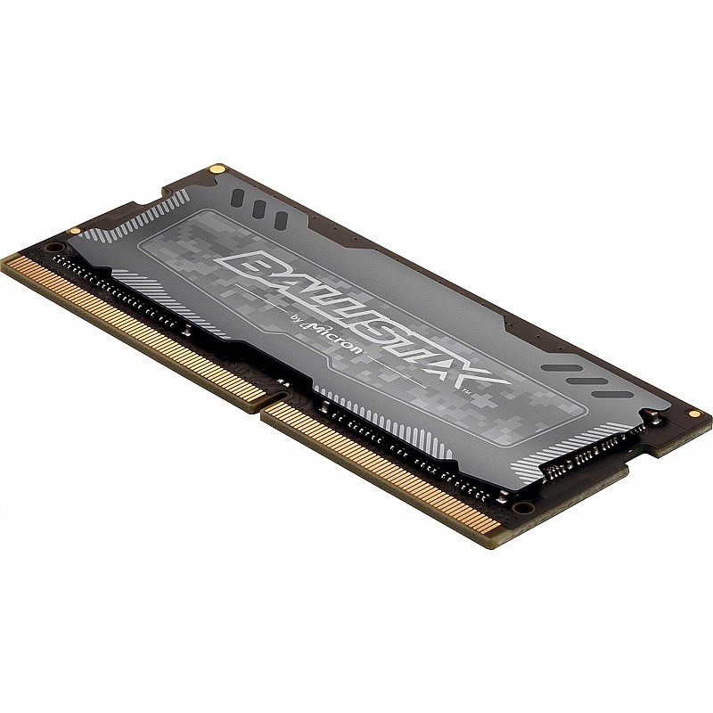 Ballistix Sport LT 16GB Single DDR4 2666 MTs PC4-21300 DR x8 SODIMM 260-Pin - BLS16G4S26BFSD (Gray)