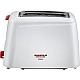 Maharaja Whiteline Viva 750-Watt Pop-up Toaster (Red and White)