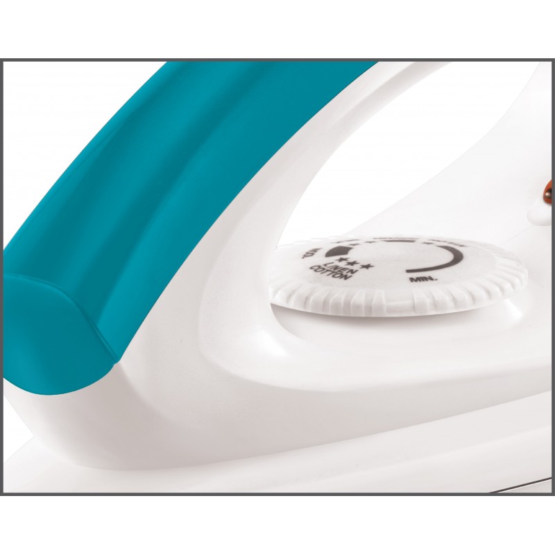 Eveready SI1200 1200-Watt Steam Irons (White with Blue)