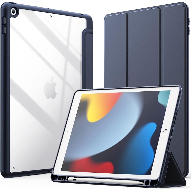 Airtree Hard Back Flip Case Cover with Pencil Holder for iPad 10.2 inch Airtree Hard Back Flip Case Cover with Pencil Holder for iPad 10.2 inch