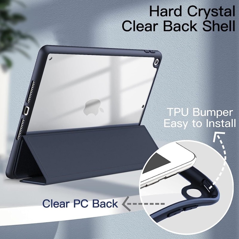 Airtree Hard Back Flip Case Cover with Pencil Holder for iPad 10.2 inch Airtree Hard Back Flip Case Cover with Pencil Holder for iPad 10.2 inch