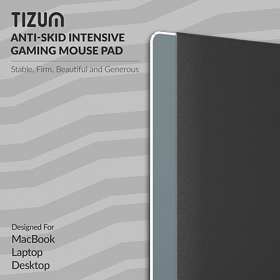 Tizum Aluminium Mousepad - Anti-Skid Intensive Gaming Mouse Pad for MacBook-c