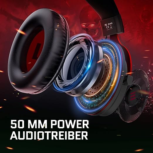 EKSA E900 Wired Stereo Gaming Headset-Red EKSA E900 Wired Stereo Gaming Headset-Red
