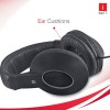 iBall Earware Rock Wired Over The Ear Headphone with Mic (Black & Grey)