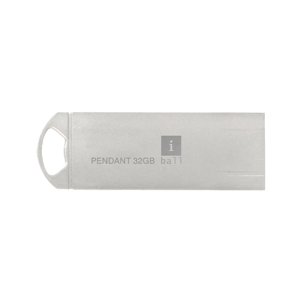 iBall Pendant 32 GB USB 2.0 Flash Drive OS Compatibility with Windows and Mac (Silver)