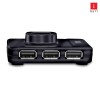 iBall Piano 423 4 Port USB Hub I Slim and cute design I Easy & accessible ports on top I Strong rubber foot pad I piano shiny finish I integrated usb cable - (Black) iBall Piano 423 4 Port USB Hub I Slim and cute design I Easy & accessible ports on top I Strong rubber foot pad I piano shiny finish I integrated usb cable - (Black)