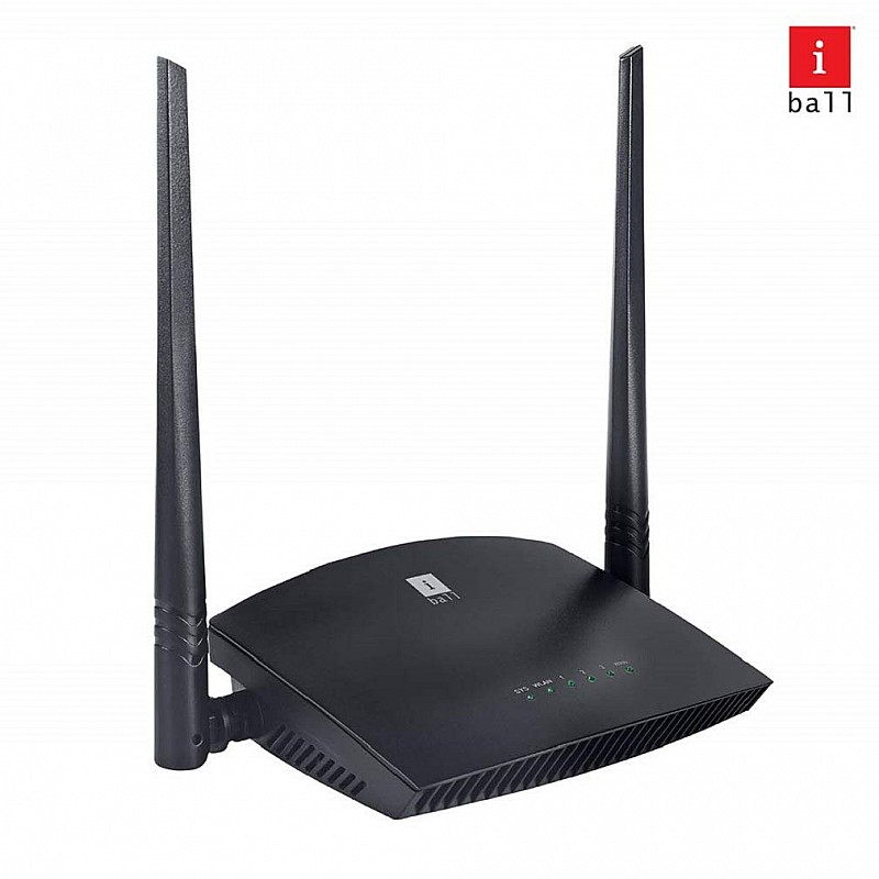 iBall iB-WRB333N 300M MIMO Wireless-N High Speed Broadband Router, Black