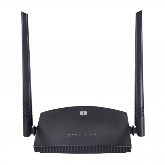 iBall iB-WRB333N 300M MIMO Wireless-N High Speed Broadband Router, Black