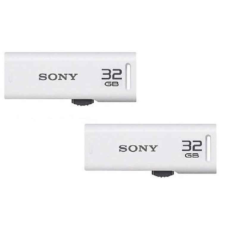 Sony Micro Vault 32GB USB Flash Drive White