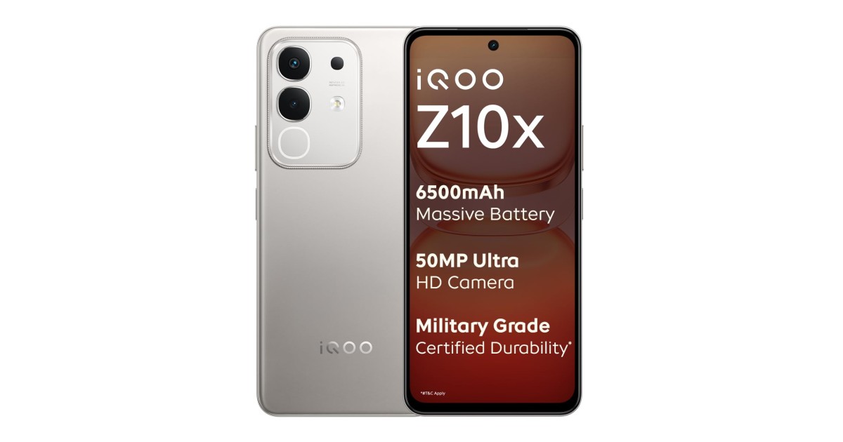 i qoo z10x 8+128gb simフリー iQOO Z10x 5G (Titanium, 8GB RAM 128GB) Dimensity 7300 Processor