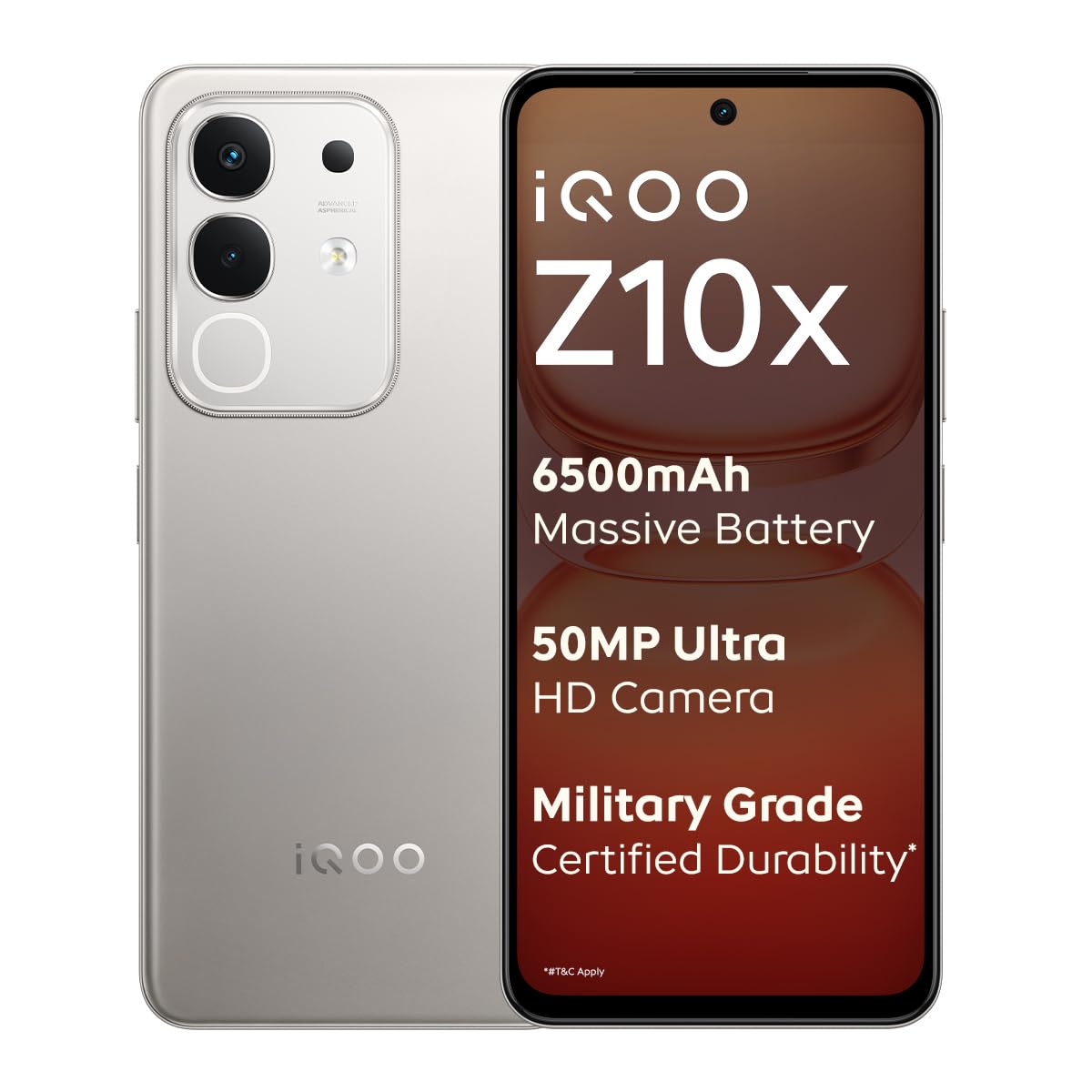iQOO Z10x 5G (Ultramarine, 6GB RAM, 128GB Storage)