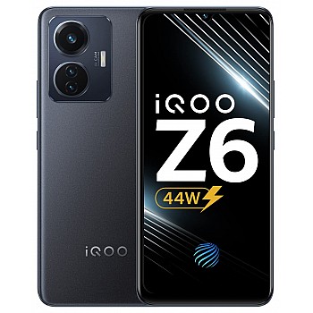 iQOO Z6 44W by vivo (Raven Black, 6GB RAM, 128GB Storage) Refurbished