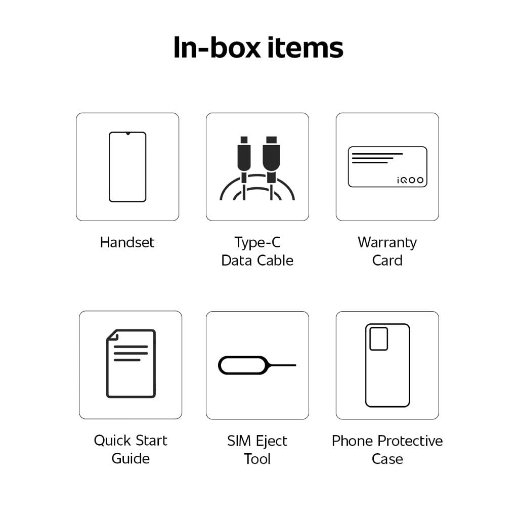 iQOO Z6 Lite 5G by vivo (Mystic Night, 4GB RAM, 64GB Storage) (Seal Pack)