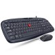 iBall Wintop Soft Key Keyboard and Mouse Combo with Water Resistant Design, Black-