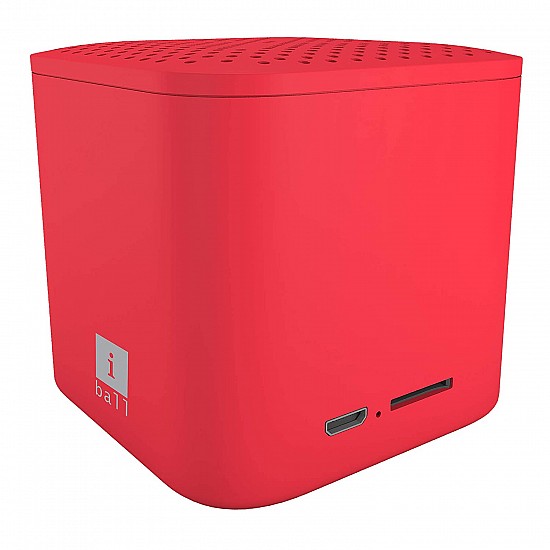 iBall Musi Cube X1 Wireless Ultra-Portable Bluetooth Speakers with FM | Micro SD Card Slot & Built-in Mic