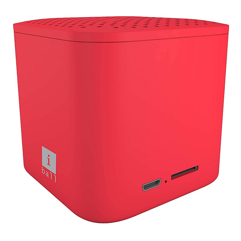 iBall Musi Cube X1 Wireless Ultra-Portable Bluetooth Speakers with FM | Micro SD Card Slot & Built-in Mic