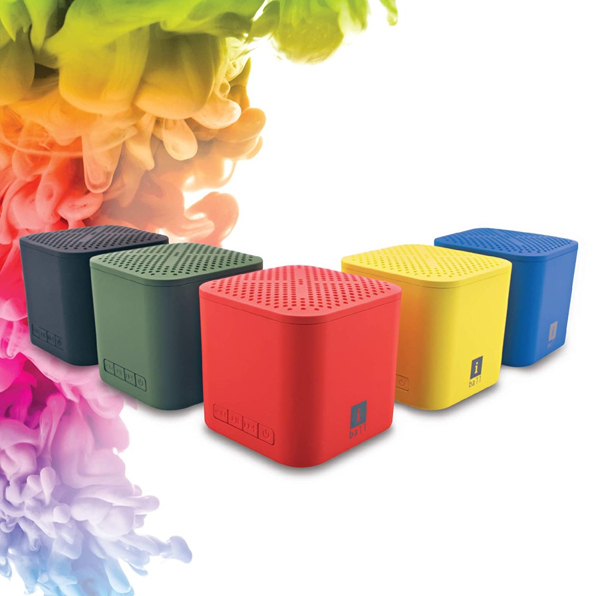 iBall Musi Cube X1 Wireless Ultra-Portable Bluetooth Speakers with FM | Micro SD Card Slot & Built-in Mic