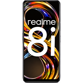realme 8i Space Black, 4GB RAM, 64GB Storage refurbished