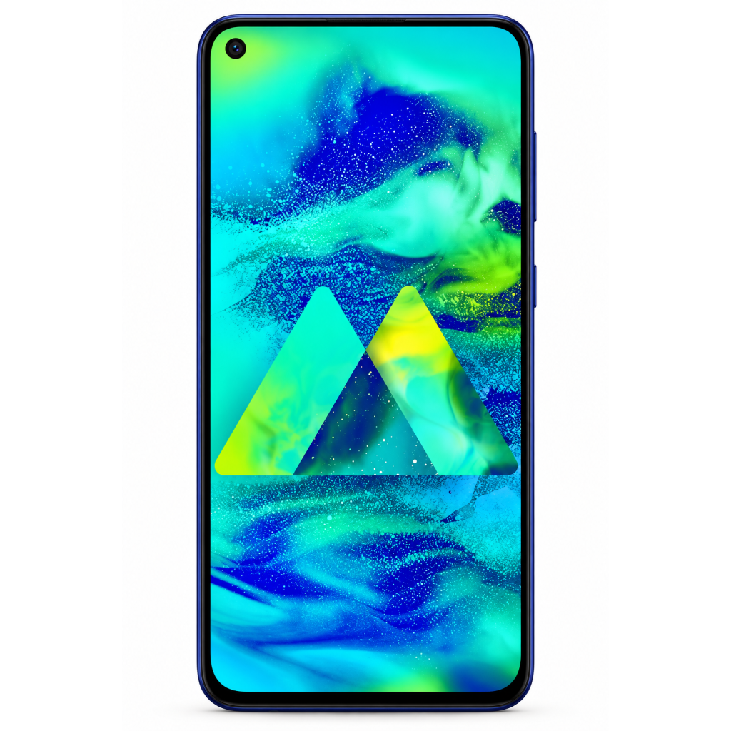 Samsung Galaxy M40 (Midnight Blue, 8GB RAM, 128GB Storage) refurbished