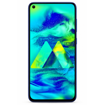 Samsung Galaxy M40 (Midnight Blue, 8GB RAM, 128GB Storage) refurbished