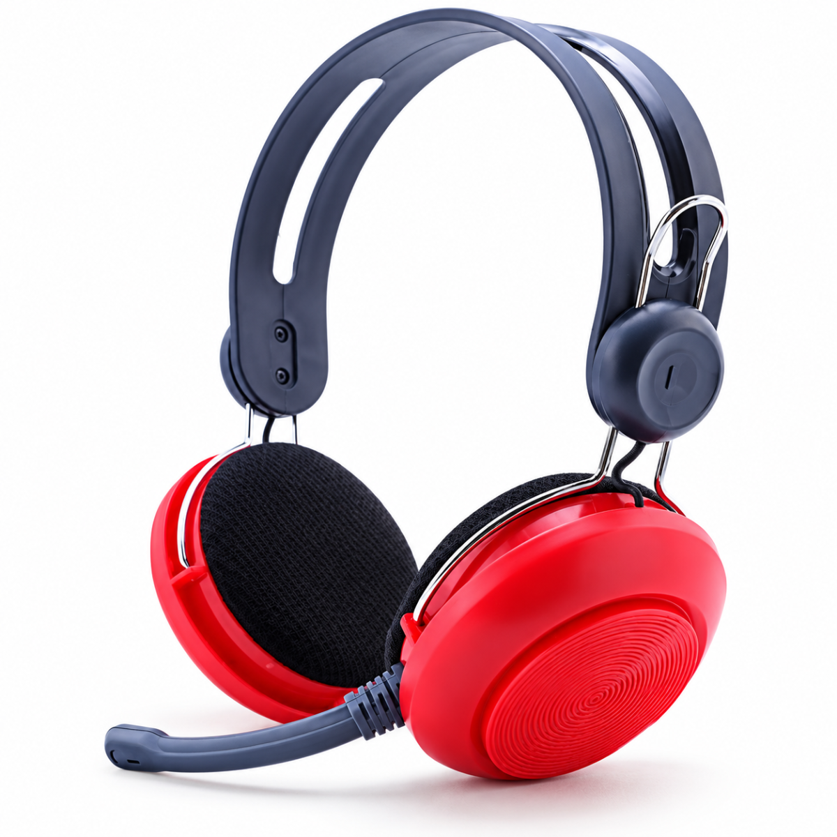 ZEBRONICS Headphones Fusion RED