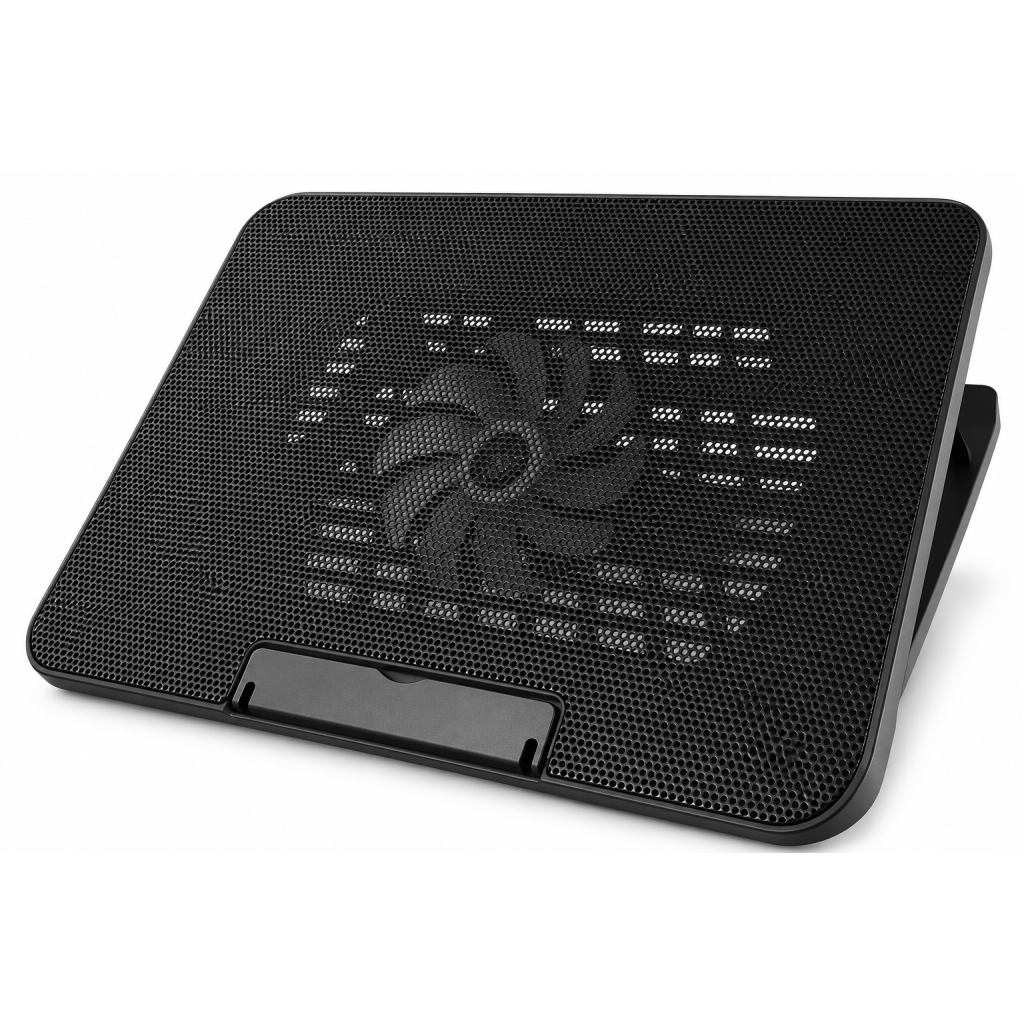 QUANTUM Qhm330 USB Laptop Notebook Cooling Pad with Noiseless Fan (Black)