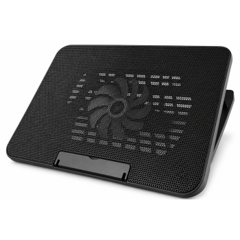 QUANTUM Qhm330 USB Laptop Notebook Cooling Pad with Noiseless Fan (Black)