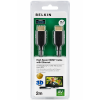 Belkin High Speed HDMI Cable 3D 4K 1080p Audio Return for Television (2 Meters Black) pack of 2