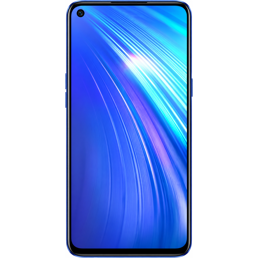 Realme 6 (Comet Blue, 64 GB) (6 GB RAM) refurbished