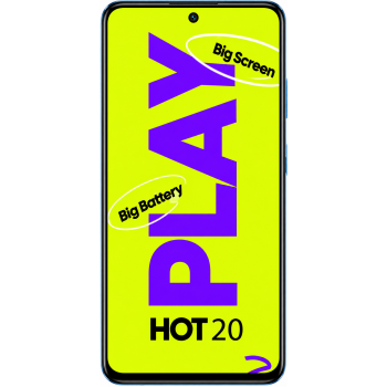 Infinix HOT 20 Play (Luna Blue, 64 GB) 4 GB RAM refurbished