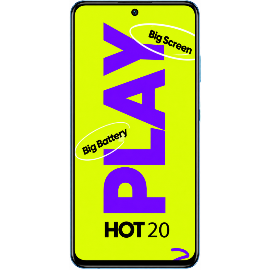 Infinix HOT 20 Play (Luna Blue, 64 GB) 4 GB RAM refurbished