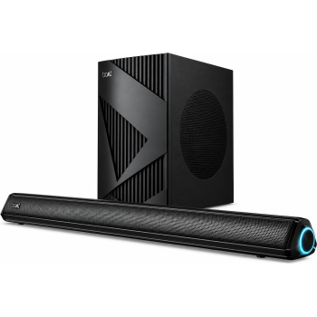 boAt Aavante Bar 1550 Pro with wired subwoofer 160 W Bluetooth Soundbar (Pebble Black