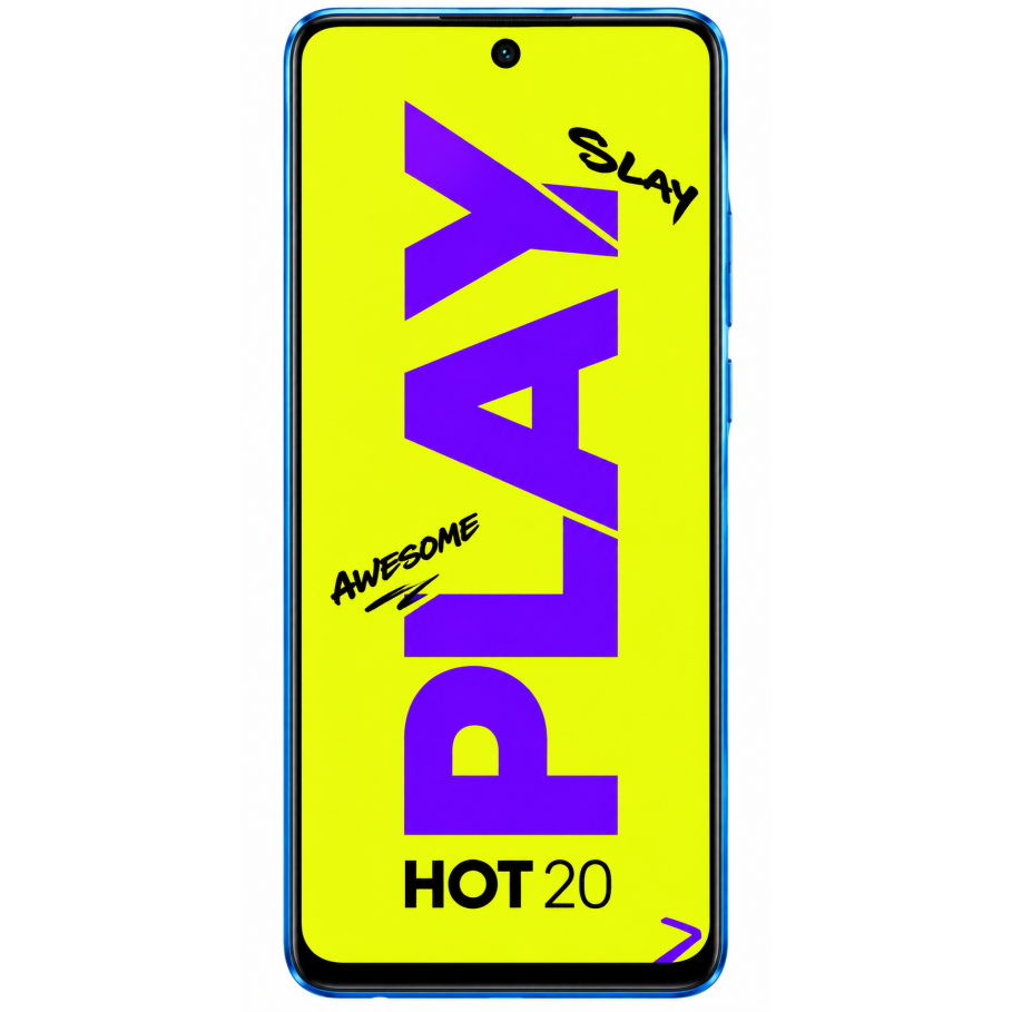 Infinix HOT 20 Play (Luna Blue, 64 GB) (4 GB RAM) refurbished