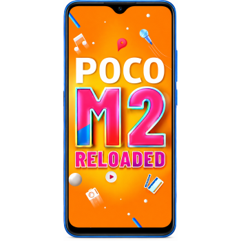 POCO M2 Reloaded (Mostly Blue, 64 GB) (4 GB RAM) refurbished