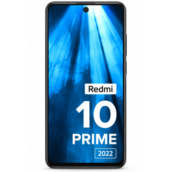 REDMI 10 Prime 2022 (Phantom Black, 128 GB Storage 4GB RAM) refurbished